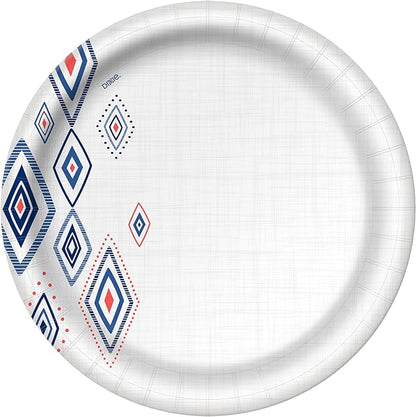 Dixie Large Paper Plates, 10 Inch, 204 Count, 2X Stronger, Microwave-Safe, Soak-Proof, Cut Resistant, Disposable Plates For Everyday Breakfast, Lunch,  Dinner Meals