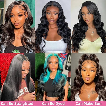 Body Wave Closure 18 Inch HD Lace Closure Free Part 4x4 Closure Human Hair 100 Unprocessed Brazilian Body Wave Virgin Hair Transparent Lace Closure Only Pre Plucked with Baby Hair Natural Black Color