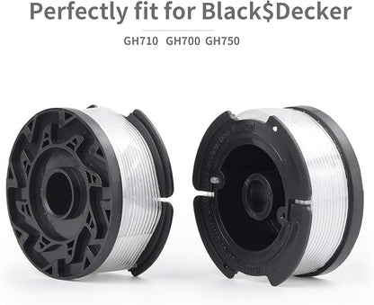 YDSL 4-Pack String Trimmer Replacement Spool for Black and Decker AF-100 Autofeed Weed Eater Spool 30 Feet0.065 Inches