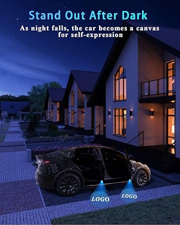 Car Door Lights Logo Projector Puddle Lights Compatible with Nissan Altima Maxima Armada Pathfinder Titan Quest Terra Series Accessories, No Fade 4K-HD Car Welcome Lights(4 Pack)