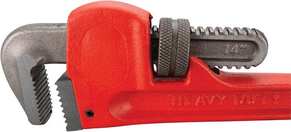 Performance Tool W1133-14B Heavy-Duty Adjustable Straight Pipe Wrench, 14-inch