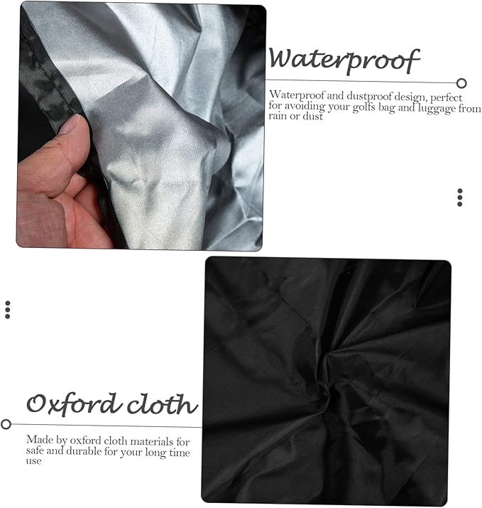 Golf Bag Cover Bag Protector Golf Push Carts Cover Outdoor Cart Cover Golf Bag Rain Cover Hood Cart Rain Cover Bag Rain Sleeves Cart Protector Sofa Cover Oxford Cloth