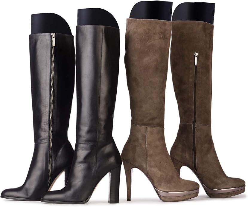Ruisita 10 Pieces (5 Pairs) Boot Shaper Form Inserts Boots Tall Support for Women and MenA