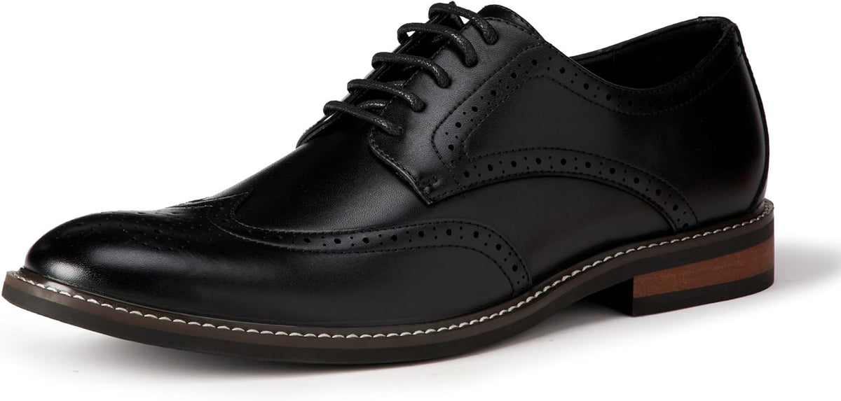 Essentials Men's Wingtip Derby Dress Shoes Size 8