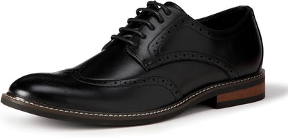 Essentials Men's Wingtip Derby Dress Shoes Size 8