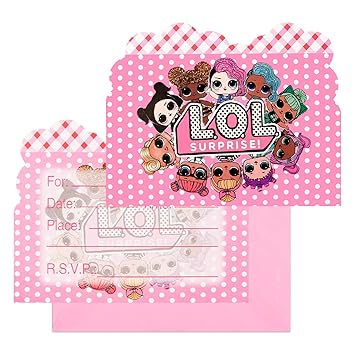 CHUKUA - LOL Party Invitations (10pc)