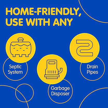 COMPAC HOME Plink Garbage Disposal Cleaner and Deodorizer, Air Fresheners for Garbage Disposal, Orange Scent, Home Cleaning Products for Kitchen Sink and Clogged Drains, 20 Count (Pack of 1)