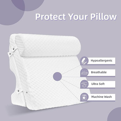 Wedge Pillow Cover for Bed Wedge Pillow (Cover)