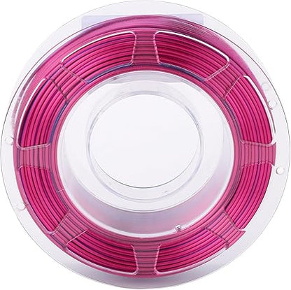 2 Color PLA Filament Glossy Blue and Purplish Red 1.75mm 200g Silk PLA 3D Printer 200-215C Printing Temperature PLA Material Smooth and Accurate Prints