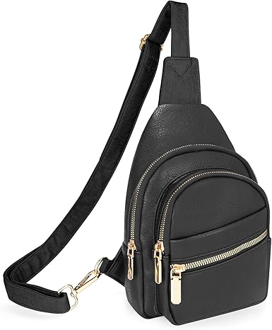 Sling Bag, Crossbody Bags for Women, Faux Leather Fanny Pack Cross Body Bag, Purses for Women Trendy