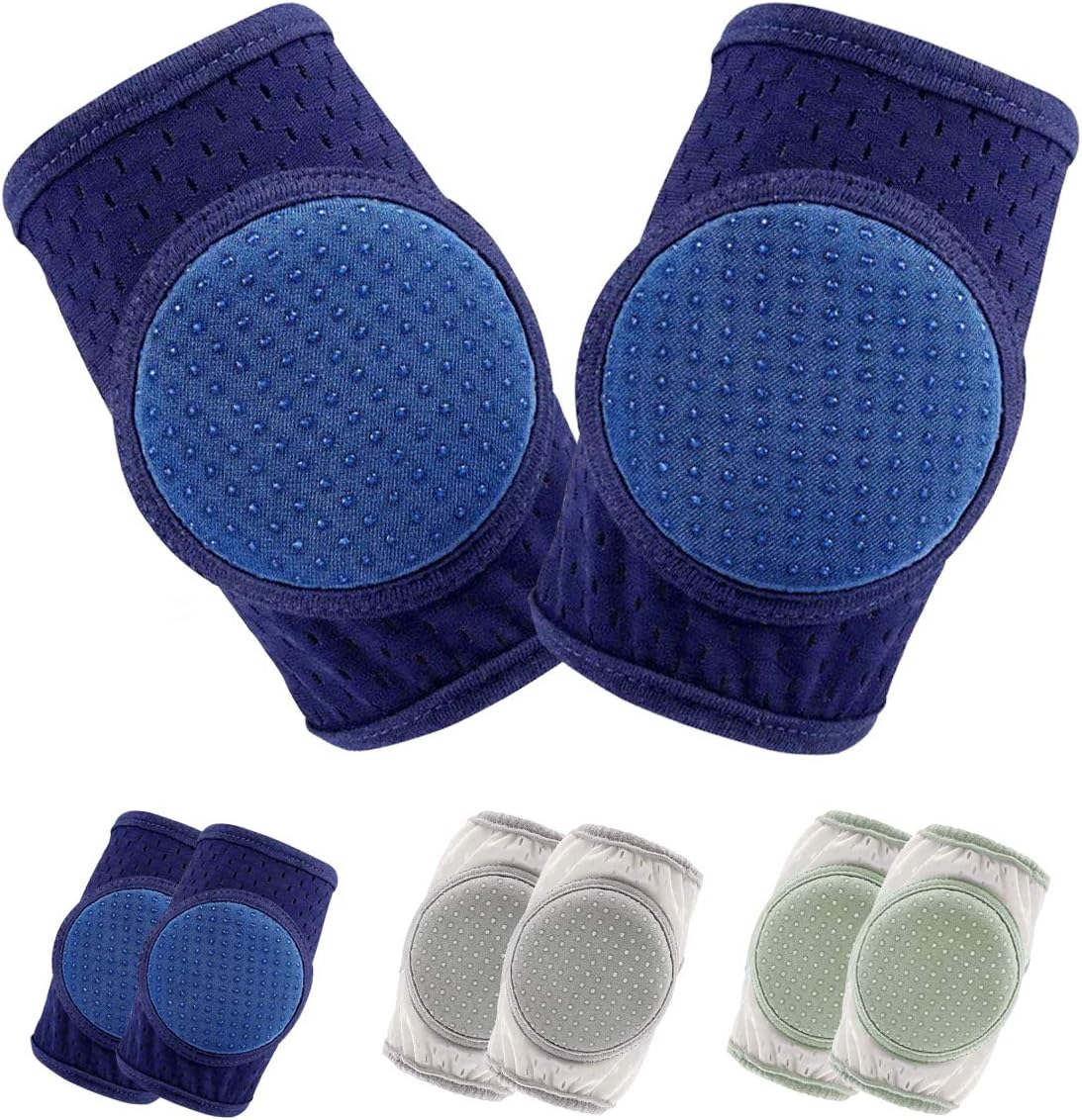 CB Baby Knee Pads for Crawling, Crawling knee pads for babies,Adjustable Anti Slip Breathable for Crawling Toddling?3 Pairs?