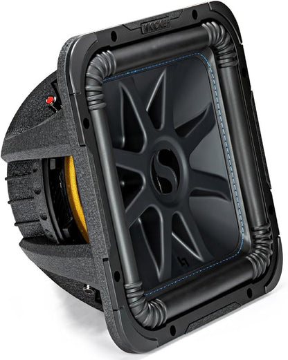 KICKER L7S12 Car Audio Solo-Baric 12 Subwoofer Square L7 Dual 4 Ohm Sub 44L7S124 (Renewed)