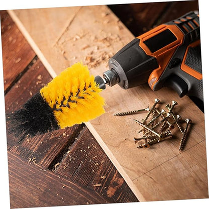 Drill Scrub Brush Attachment Shaped Cleaning Head for Comprehensive Bathroom Kitchen and Grout Cleaning Precision Design for Hard to Reach Areas