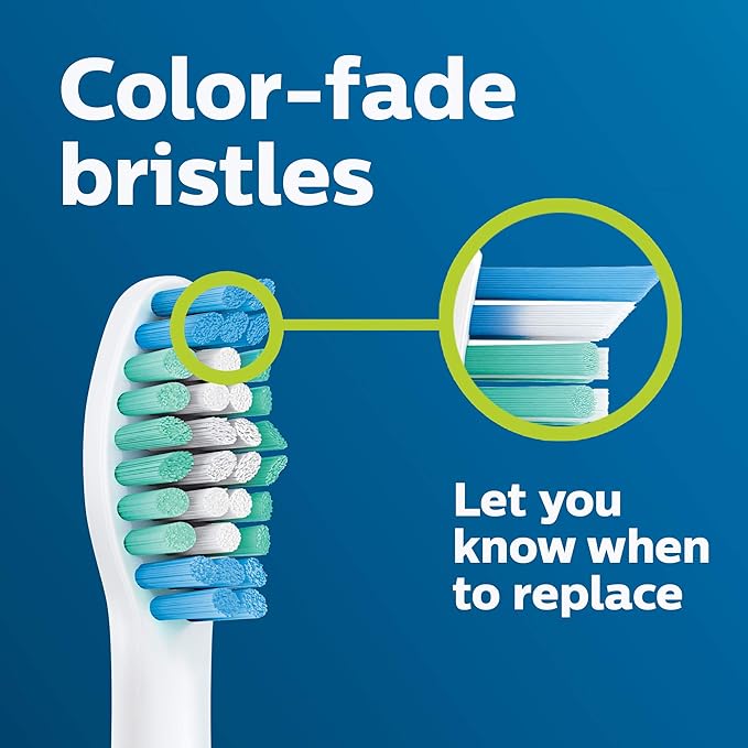 Philips Sonicare Genuine SimplyClean Replacement Toothbrush Heads, 5 Brush Heads, White, HX601503