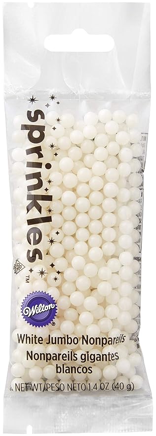 Jumbo Nonpareils Blanco