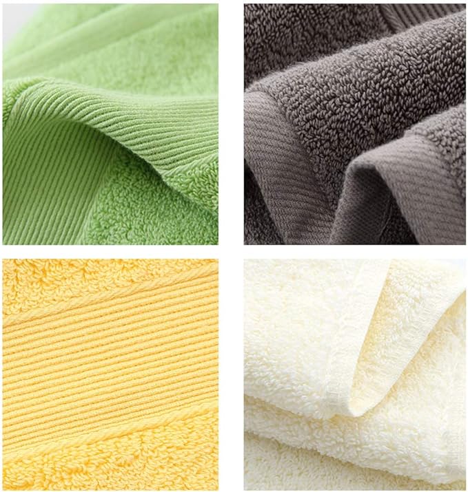 JININQ 700GSM 2Piece Hand Towels -100 Cotton for Bathroom,Kitchen,Beauty,Spa,Gym,Household face Towel,Highly Absorbent Towels(13.7 x 29.5 Inches) (Grey)