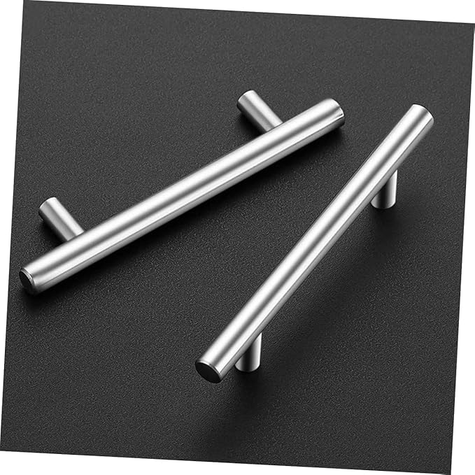 6pcs Door Handle Kitchen Cabinet Knobs Door Knob Handle Drawer Pulls Cabinet Handle for Knob Door Knob for House Pull Handle for Furniture Silver