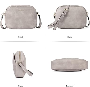 WESTBRONCO Crossbody Bag for Women Vegan Leather Wallet Purses Satchel Shoulder Bags Small Size
