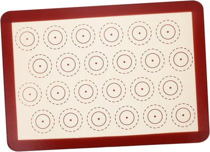 Silicone Baking Pad Reusable Non-stick Heat Resistant Easy to Clean Macaron Baking Mat Cake Baking Mat Pastry Accessory 1 Pack