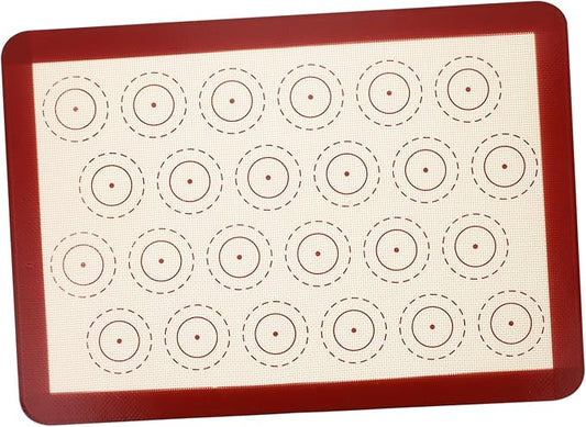 Silicone Baking Pad Reusable Non-stick Heat Resistant Easy to Clean Macaron Baking Mat Cake Baking Mat Pastry Accessory 1 Pack