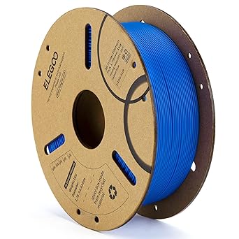 ELEGOO PLA Filament 1.75mm Dark Blue 1KG, 3D Printer Filament Dimensional Accuracy - 0.02mm, 1kg Cardboard Spool(2.2lbs) 3D Printing Filament Fits for Most FDM 3D Printers