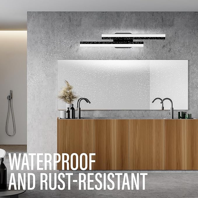 Yarra-Decor 32 Inch LED Bathroom Vanity Light Bar,Vanity Lighting Fixtures for Over Mirror Lighting, Indoor Wall Sconce in Daylight White 6000K