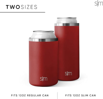 Simple Modern Officially Licensed NFL Pittsburgh Steelers Gifts for Men, Women, Dads, Fathers Day | Insulated Ranger Can Cooler for Standard 12oz Cans - Beer, Seltzer, and Soda