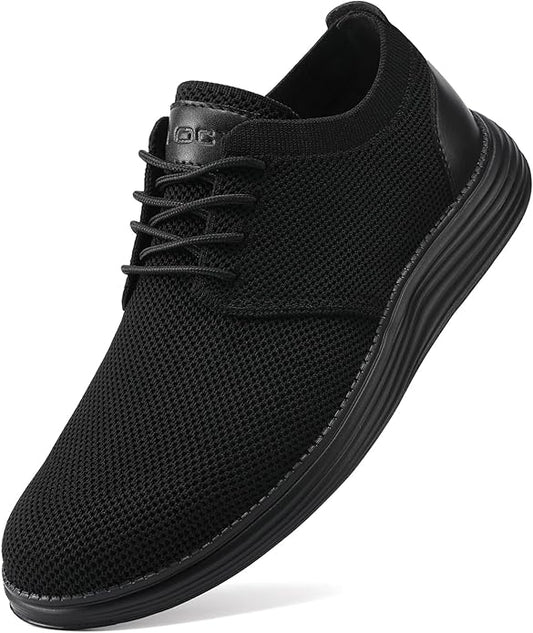VILOCY Men's Fashion Dress Sneakers Casual Walking Shoes Business Oxfords Comfortable Breathable Lightweight Tennis