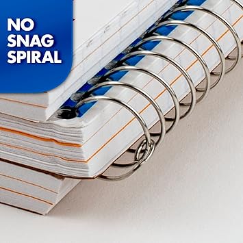 Mead Spiral Notebook, 3-Subject, College Ruled Paper, 8" x 11", 120 Sheets per Notebook, Color Will Vary, 1 Count (06710)