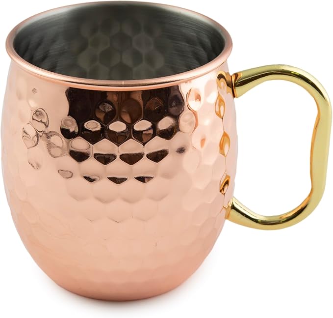 Cambridge 9283M3MCCB3BM 20 Oz Hammered Copper Moscow Mule Mug