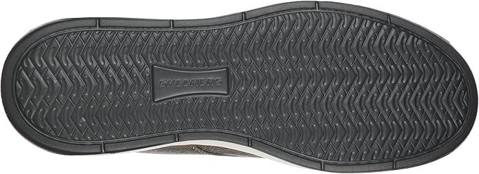 Skechers Ederson Men's Moreno Canvas Oxford Shoe, Beige, 11.5