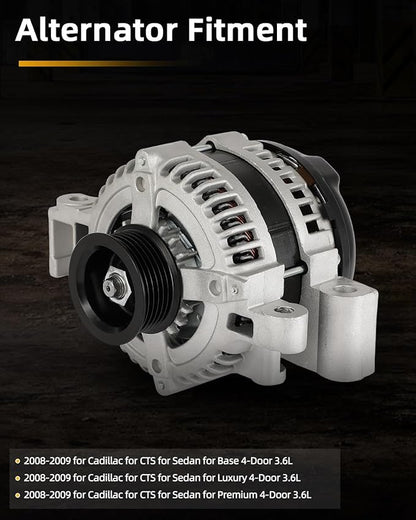 OCPTY Alternators Alternator 11369 2008-2009 for Cadillac for CTS 11369 104210-5390 10396863 104210-5390