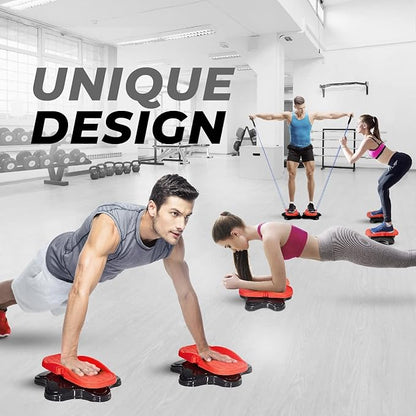 Yes4All Ab Twister Board, 15 inch XXL, Waist Twisting Disc,Twisting Stepper for Aerobic Exercise, Full Body Toning Workout, Noise-Free, 2pcs in a Box