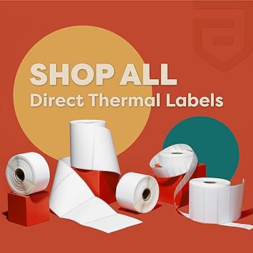 Aegis Adhesives - 3" X 5" Direct Thermal Shipping Labels Compatible with Rollo, Zebra, and Other Desktop Label Printers (10 Rolls, 300Roll)