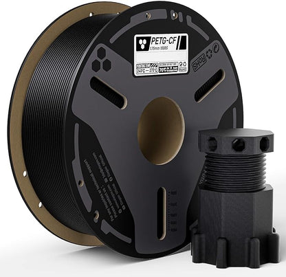ELEGOO PETG-CF 3D Printer Filament 1.75mm Black 1KG