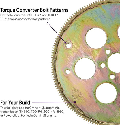 LS1/LS2/LS6/5.3/6.0 to TH350/700R4/4L60 Adapter Flexplate - SFI 29.1 57534610
