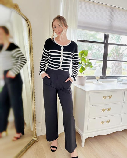 G4Free EverGoing Yoga Pants Women Wide Leg Pants with Pockets High Waist Stretch Dress Casual Sweatpants Petite/Regular/Tall