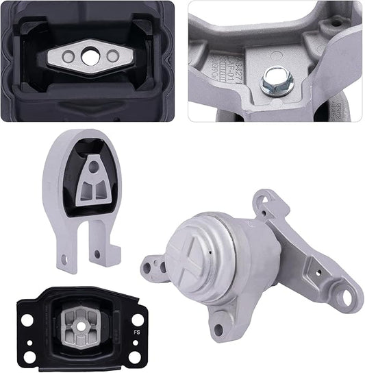 Engine Motor  Trans Mount Set Fits for Ford Fusion 2014-2020 1.5L, 2013-2014 1.6L