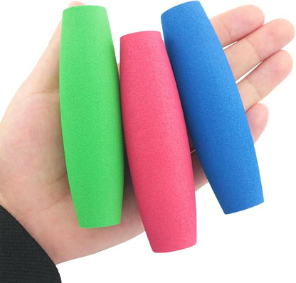 ITROLLE 1 Pack Multi-Size Ergonomic Crochet Handle 5pcsPack Suitable for Arthritis Soft Removable Cushion Tapered Ground Shaped Fishing Float Polished Molded Products Colored Floats