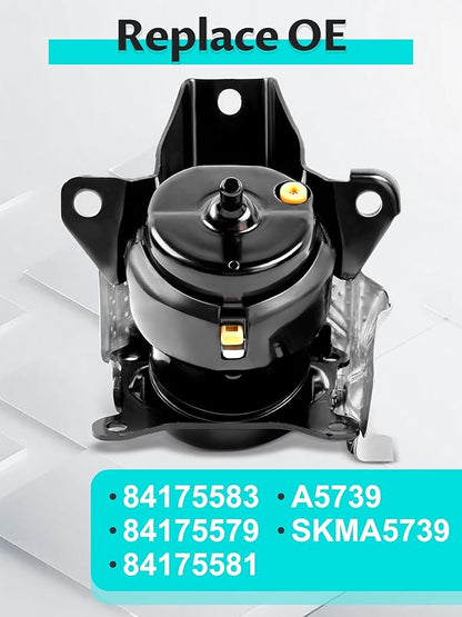 84175583 Front Left Engine Mount Compatible with 2014-2018 Sliverado Sierra 1500 V8, 2015-2020 Escalade Suburban Tahoe Motor Mounts
