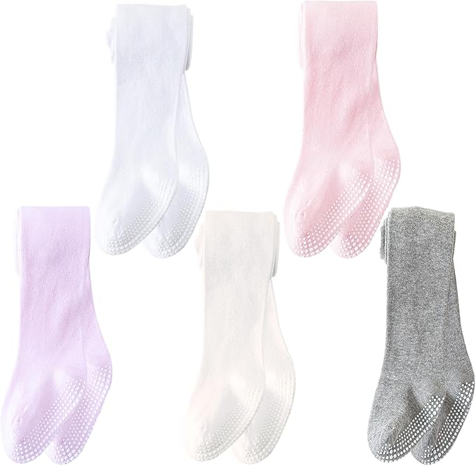 Baby Tights Non Slip Baby Girl Tights Seamless Cotton Pantyhose Toddler Stockings Winter Warm Leggings Non-Skid