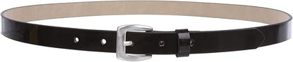 34" (19 mm) Women's Skinny Patent Non Leather Dress Belt