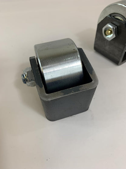 Foghorn Powersports Weld-On Trailer Tail Drag Casters, Set of 2