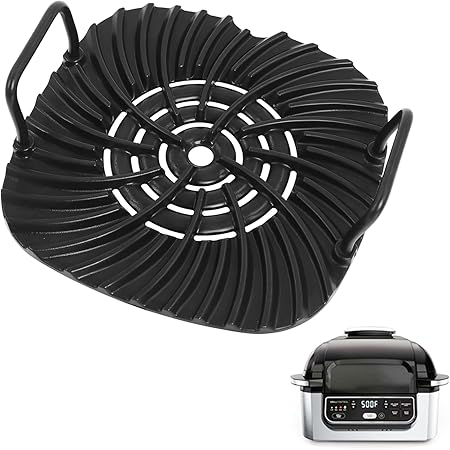 Grill Grate Compatible with Ninja AG301 Foodi, Grill Replacement Parts for Ninja Foodi 5-in-1 Indoor Grill, Non-stick Grill Griddle for Ninja Foodi AG300, AG301C, AG302, AG400, IG301A, IG302Q