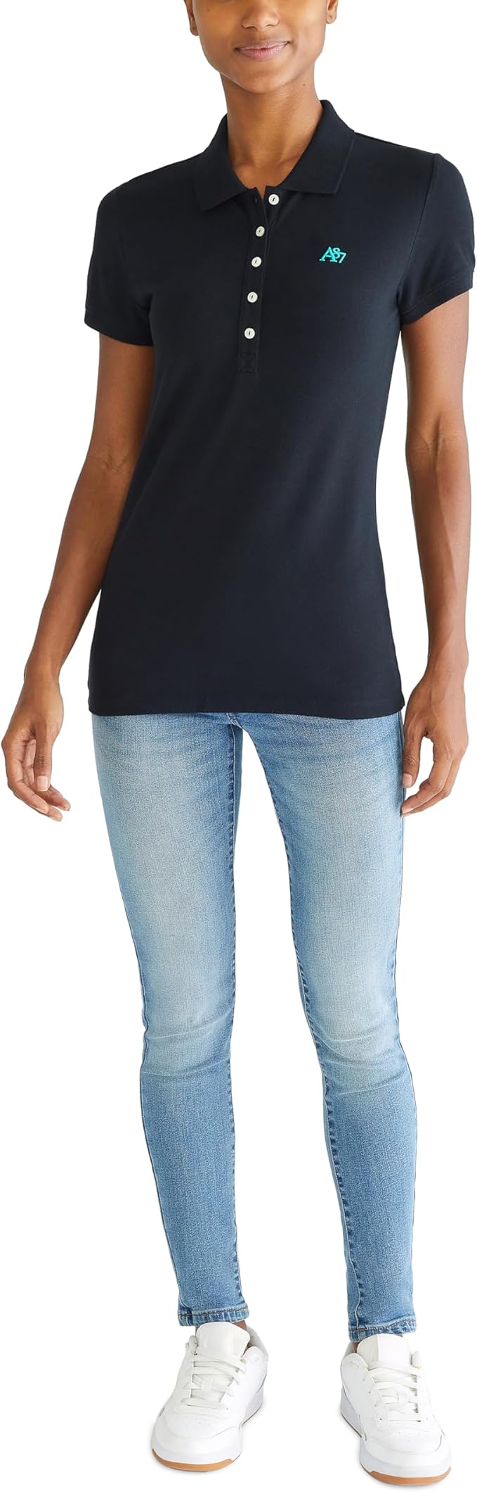AEROPOSTALE Women's Aero Solid A87 Polo