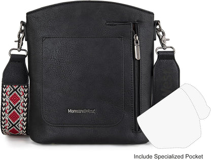 Montana West Double Compartments Cross Body Bag for Women with Adjustable Strap and Specialized Pocket