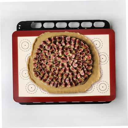 Silicone Baking Pad Reusable Non-stick Heat Resistant Easy to Clean Macaron Baking Mat Cake Baking Mat Pastry Accessory 1 Pack