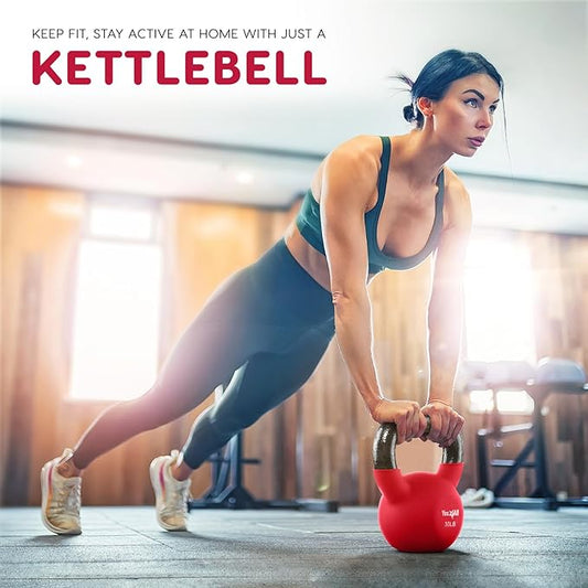 Yes4All Kettlebells 5lbs-65lbs  Kettlebell Sets Adjustable Weights, Kettlebell for Weight Training, Home Workout Equipment with Secure Grip for High Rep, Exercise Equipment