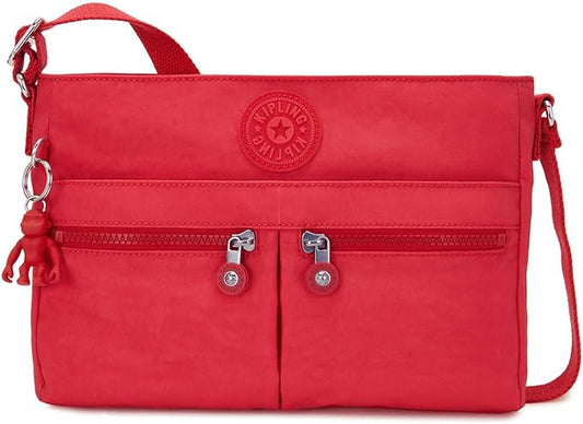 Kipling Women's New Angie Crossbody Handbag, Lightweight Crossbody Bag, Nylon Travel Bag