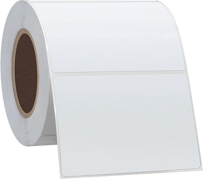 HYBSK 3x2 inch Direct Thermal Label Paper for Barcodes, Address, Compatible with Rollo Label Printer  Zebra Desktop Printers (3"x2",White)